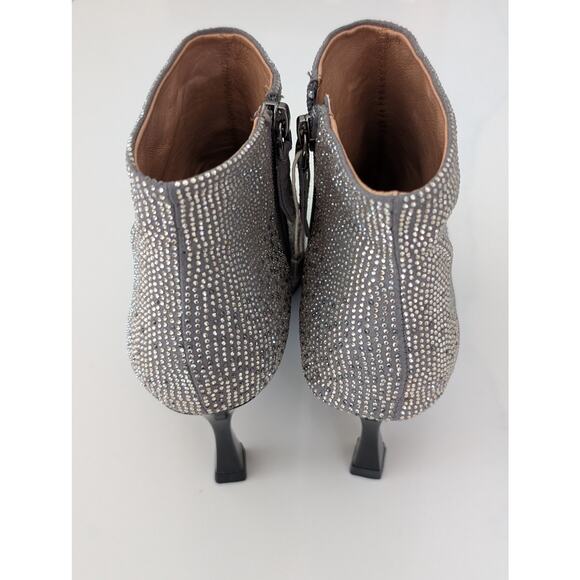 NIB Bibi Lou Ankle Boots Sparkle EU 37 US 7 New in Box Women's Shoes Italian - Picture 4 of 11
